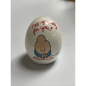 Vintage Ziggy Ceramic Egg Shaped 2” Egg-specially For You